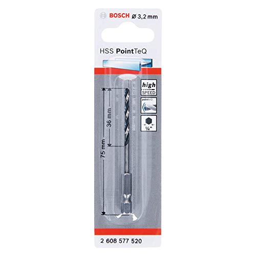 Bosch Professional 1x PointTeQ Sechskantbohrer (für Metall... - Bricolage & Outils Amazon Allemagne à 0.95€