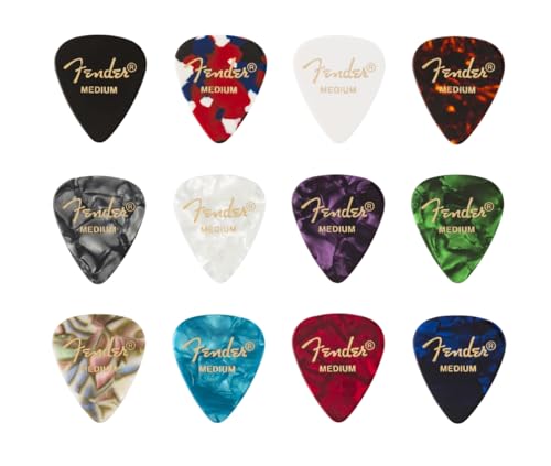 Fender 351 Shape, Mediators en Celluloïd Medley, Paquet de... - Jouets & Jeux Amazon France à 5.50€