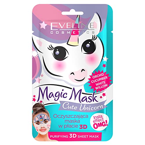 Eveline Cosmetics Masque Facial Flat Unicorn 10 ml - Beauty & Fragrances Amazon Spain à 3.60€