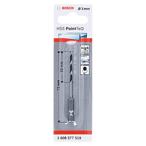 Bosch Accessories 1x PointTeQ Sechskantbohrer (für Metall... - Bricolage & Outils Amazon Allemagne à 1.06€