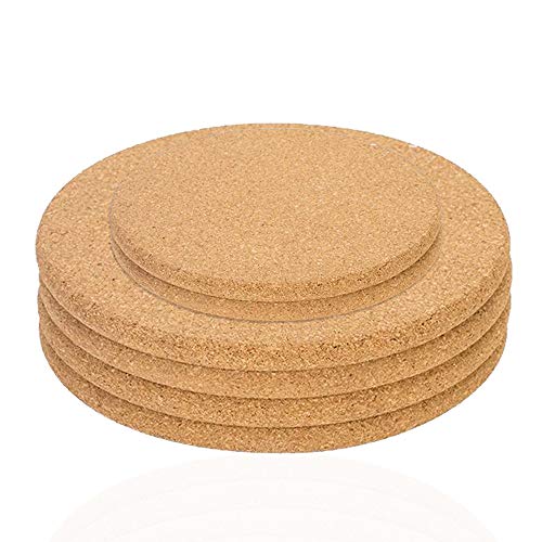 Sonku Lot de 6 Dessous de Verre Ronds en liège absorbants... - Jardin & Extérieur Amazon France à 8.71€