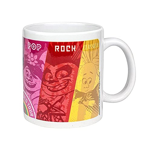 Trolls World Tour MG25654 - Taza de cerámica (315 ml) - Jouets & Jeux en promo à 5.41€