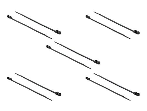 DELOCK BRIDAS MIT OJALES L 160 X W 4,8 MM NEGRO 10 PIEZAS - Fournitures Bureau en promo à 1.01€