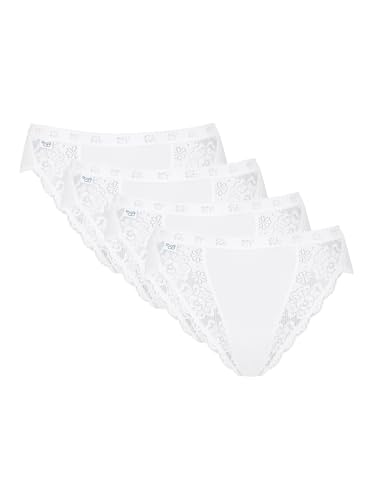 sloggi Chic Tai, Slip, Mujer, Blanco (White), 36 - Amazon Espagne à 14.70€
