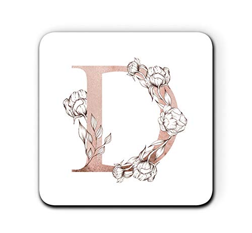 Personalised Initial D Any Letter Vintage Rose Gold Blush... - Livres & eBooks Amazon Royaume-Uni à 2.99€