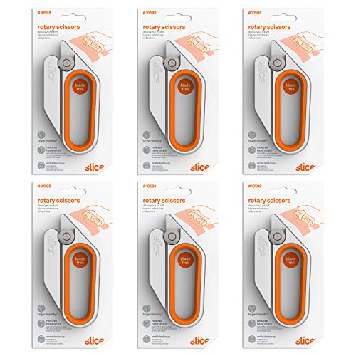 Slice, 10598 Lot de 6 ciseaux rotatifs sans lame pour... - Loisirs Créatifs Amazon France à 105.47€