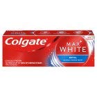 Colgate Max White Fluoride Toothpaste Optic 20ML Travel Size - Beauté & Parfums Amazon Royaume-Uni à 1.50€