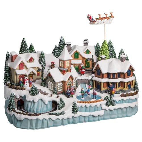 FEERIC LIGHTS & CHRISTMAS - Village de noël Train & Renne... - Maison & Cuisine Amazon France à 183.61€