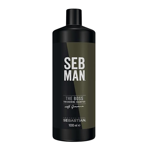 Seb Man The Boss Thickening Shampooing, 1l - Beauté & Parfums Amazon France à 21.31€