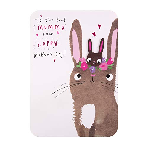 Hallmark Mothers Day Card for Mummy, Cute Rabbits Design... - Auto & Motorcycle Amazon UK à 1.23€