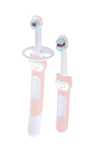 Mam Learn To Brush Zahnbürsten-Set mit langem Griff, 5... - Beauty & Fragrances Amazon Germany à 9.24€