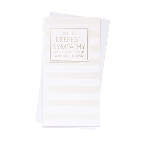Deepest Sympathy on Sad Loss Wonderful Dad - Gold Foil... - Auto & Moto Amazon Royaume-Uni à 0.99€