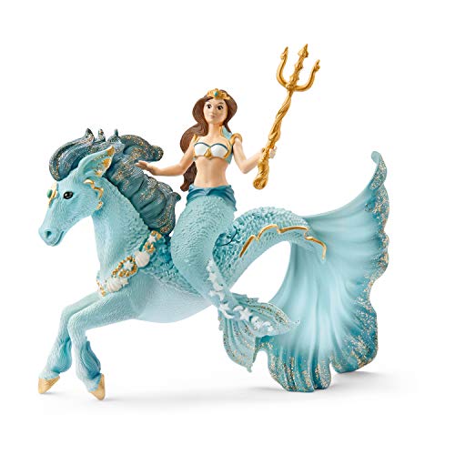 SCHLEICH 70594 Mermaid Eyela on Underwater Horse Bayala - Jouets & Jeux en promo à 19.98€