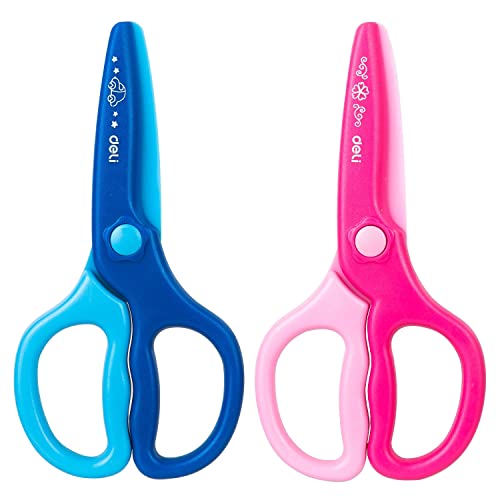 deli - Forbici in Plastica 12 cm con lama in plastica... - Fournitures Bureau Amazon Italie à 1.28€