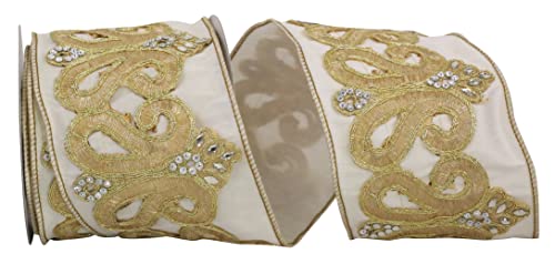 Reliant Ribbon 93441W-810-10D Dupoine Regal Jewel Scroll... - Auto & Motorcycle Amazon UK à 19.59€