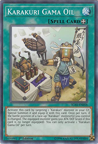Karakuri Gama Oil - IGAS-EN058 - Common - 1st Edition - Auto & Moto Amazon Royaume-Uni à 2.97€
