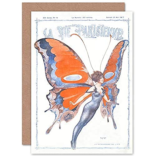 Artery8 La Vie Parisienne Summer Butterfly Magazine Cover... - Auto & Moto Amazon Espagne à 21.34€