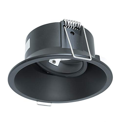 Porte spot spot moderne noir trou encastré 85 mm lumière... en promo à 4,99€ (-84%) sur Amazon FR
