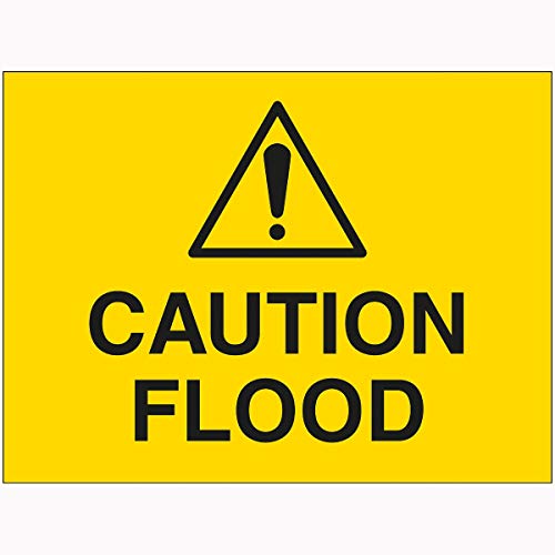 V Safety Caution Flood Sign - 600mm x 450mm - 2mm Rigid... - Maison & Cuisine Amazon Royaume-Uni à 9.44€