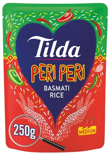 Tilda Microwave Peri Peri Basmati Rice, 250g - Épicerie en promo à 1.15€