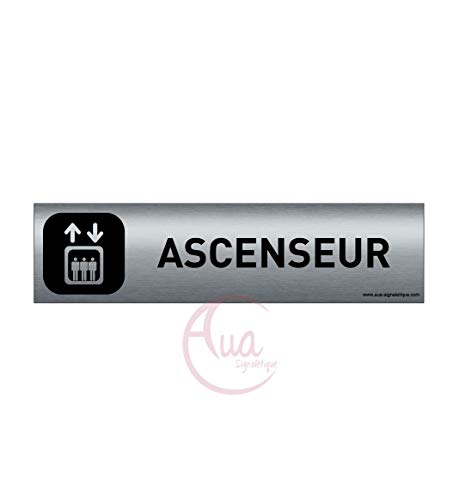 AUA SIGNALETIQUE - Plaque Aluminium brossé imprimé AluSign... - Amazon Italy à 6.20€