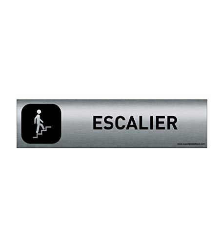 AUA SIGNALETIQUE - Plaque Aluminium brossé imprimé AluSign... - Auto & Moto Amazon Italie à 6.20€