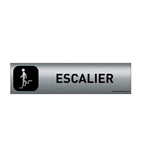 AUA SIGNALETIQUE - Plaque Aluminium brossé imprimé AluSign... - Auto & Moto Amazon Italie à 6.20€