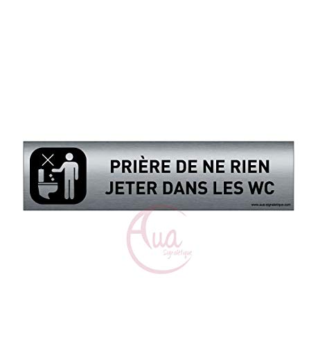 AUA SIGNALETIQUE - Plaque Aluminium brossé imprimé AluSign... - Auto & Motorcycle Amazon Italy à 6.20€