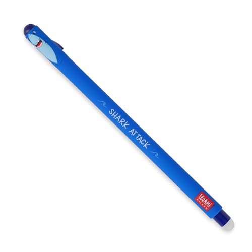 LEGAMI - Shark - Stylo gel effaçable, avec bille sur... - Fournitures Bureau Amazon France à 4.45€