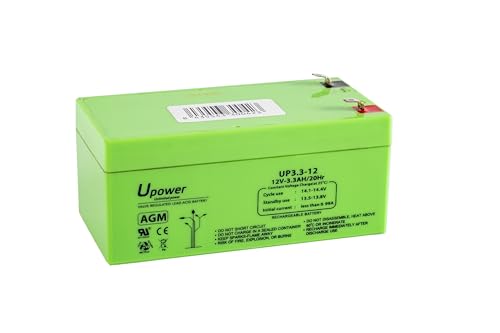 U-Power - Batería piombo AGM Sigillata 3.3Ah 12V - Faston... - Sports & Fitness Amazon Italie à 11.00€
