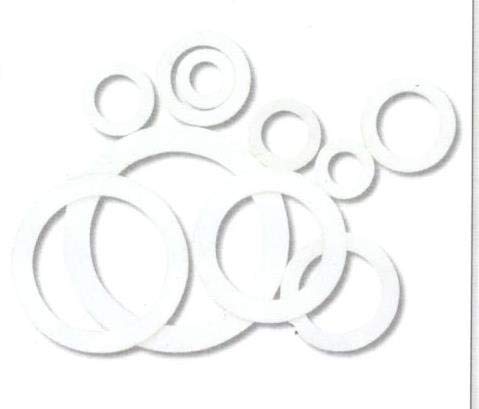 Guarnizione in PTFE da 1/2" spessore mm 2 - Bricolage & Outils Amazon Italie à 1.80€