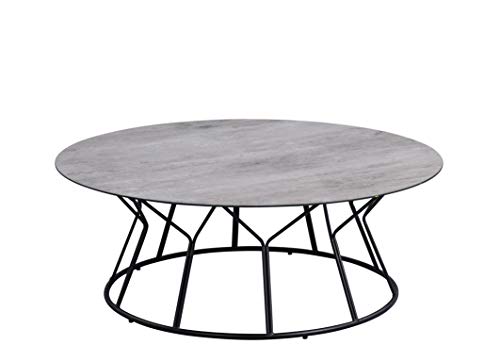 M2 Kollektion Lydia 3 Table Basse en Verre Gris Diamètre 90... - Maison & Cuisine Amazon France à 112.43€