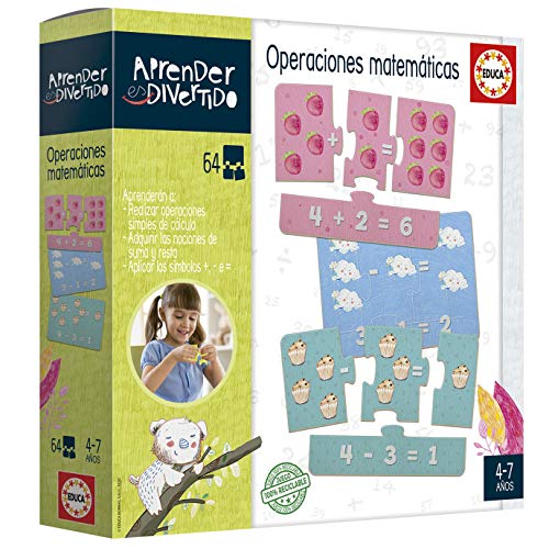 Educa - Imparo la matematica | Imparare è divertente |... - Jouets & Jeux Amazon Italie à 6.90€