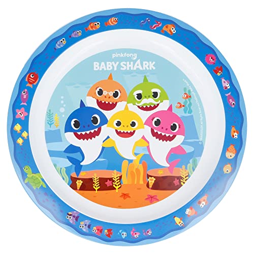 Baby Shark Piatto Piano per Bambini da Microonde - Bébé & Puériculture Amazon Italie à 1.63€
