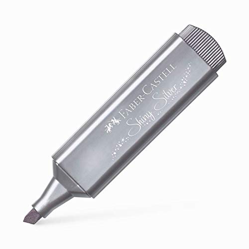 Faber-Castell Textmarker Textliner 46 argent métallique - Fournitures Bureau en promo à 1.30€
