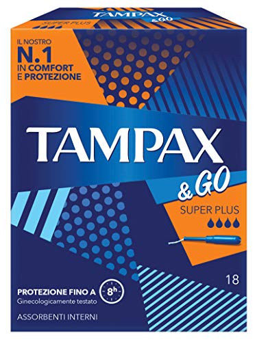 Tampax &Go Super Plus x18 Swabs - Santé & Bien-être en promo à 2.45€