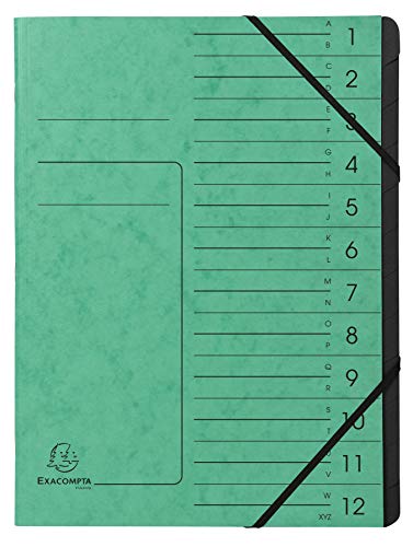 Exacompta - Réf. 541203E - 1 trieur dos agrafé - avec... - Auto & Moto en promo à 4.28€