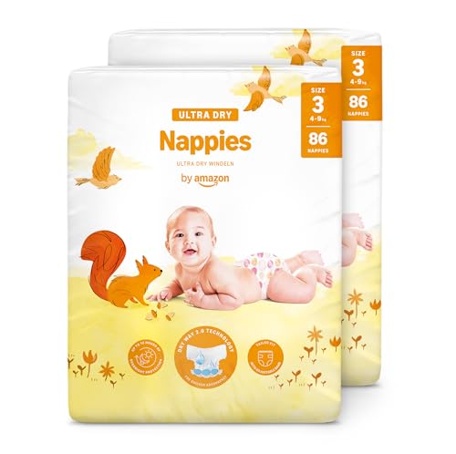 by Amazon Ultra Dry Nappies - Taglia 3 (4-9kg) - con Canali... - Maison & Cuisine Amazon Italie à 25.61€