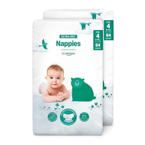 by Amazon Ultra Dry Nappies - Taglia 4 (8-14kg) - con... - Maison & Cuisine Amazon Italie à 25.61€