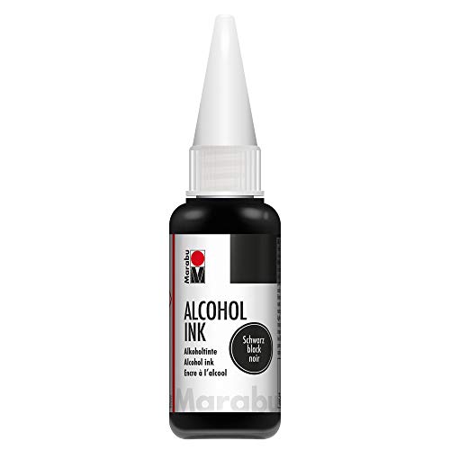 Marabu 12160059073 – Encre à alcool noire, 20 ml, encre à... - High-Tech & Électronique en promo à 5.09€