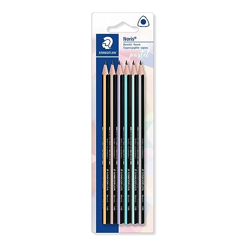 STAEDTLER 118 BK6 PA Noris - Matite pastello triangolari in... - Fournitures Bureau Amazon Italie à 6.01€