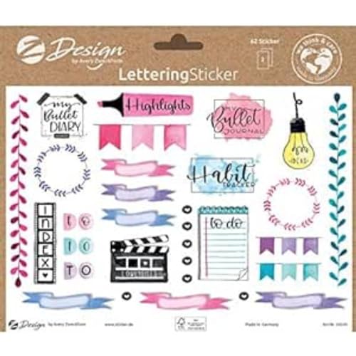 Avery Zweckform 54544 Decorative Stickers 62 Stickers Frame... - Office Supplies Amazon UK à 5.16€