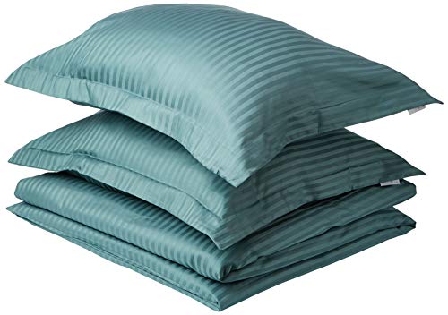 Heckett Lane Duvet Cover, Mineral Green, 200x220 - Maison & Cuisine Amazon Royaume-Uni à 14.78€
