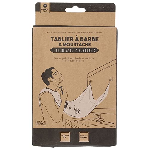 COSMETIC CLUB - SC29279, Tablier spécial barbe et... en promo à 4,19€ (-40%) sur Amazon FR
