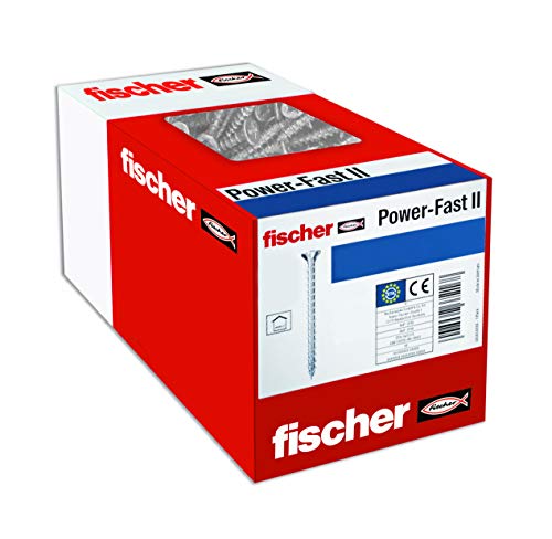 fischer 200 x Chipboard Screws Power-Fast II 3.0 x 40... - Maison & Cuisine Amazon Royaume-Uni à 7.26€