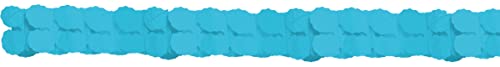 PartyCube, azul claro Guirnalda de papel (m 3.65), color... - Bon plan à 1.59€