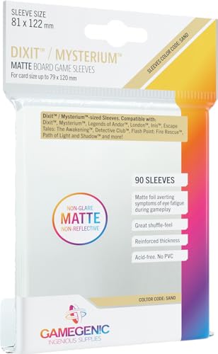 Gamegenic, Matte Dixit Sleeves, Sleeve Color Code: Sand - Jouets & Jeux Amazon Allemagne à 9.74€