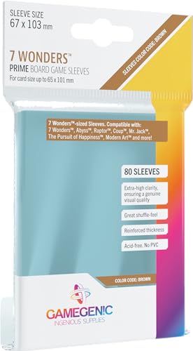 Repos Production GG1044 Prime 7 Wonders Sleeves 67x103mm... - Auto & Moto Amazon Italie à 3.99€