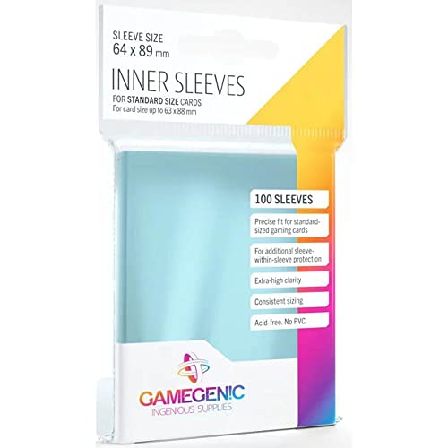 Asmodee Gamegenic | Inner Sleeves | 100 protège Cartes |... - Jouets & Jeux Amazon France à 5.82€