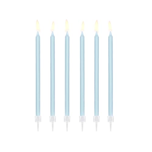 Velas y soportes de 14 cm, 12 unidades, color azul claro... - Maison & Cuisine Amazon Espagne à 1.79€